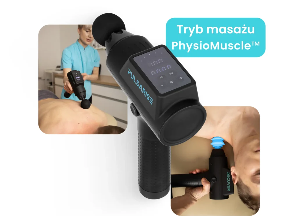 masażysta używający trybu PM